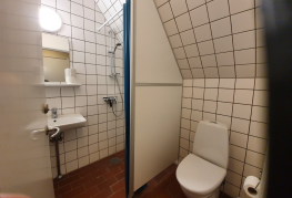 Badeværelse på 4-mands værelse på Danhostel Ringsted